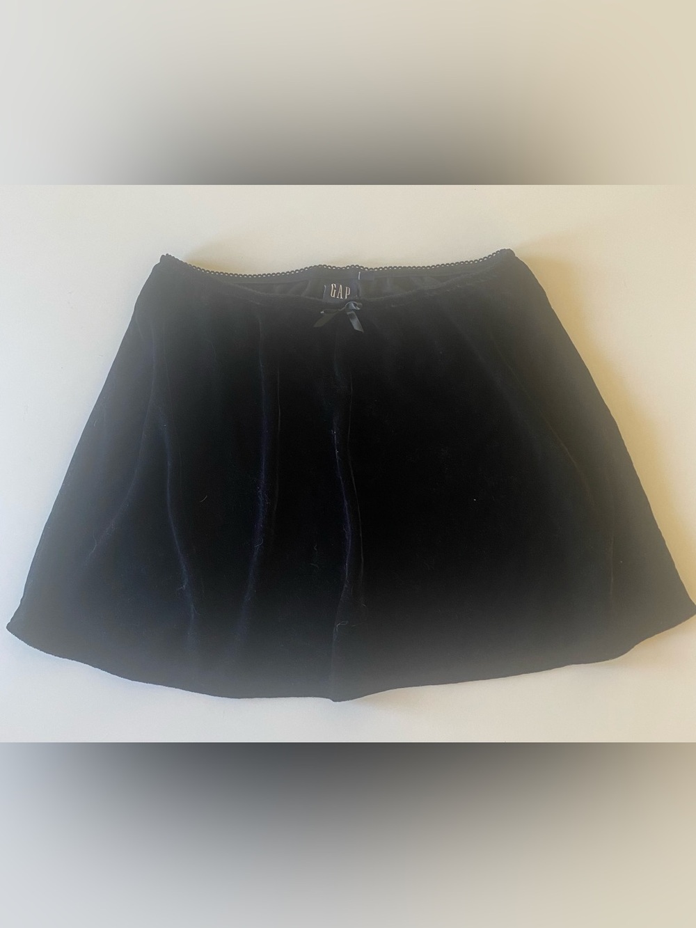 GAP Black Velvety Women's Skirt